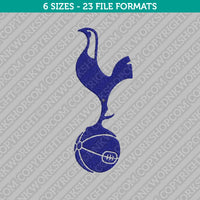 Tottenham Hotspur FC Embroidery Design - 6 Sizes - INSTANT DOWNLOAD