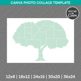 Tree Photo Collage Template Canva PDF