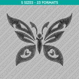 Tribal Butterfly Machine Embroidery Design - 5 Sizes - INSTANT DOWNLOAD