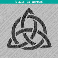 Triquetra Trinity Embroidery Design - 6 Sizes - INSTANT DOWNLOAD