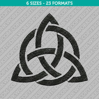 Triquetra Trinity Embroidery Design - 6 Sizes - INSTANT DOWNLOAD