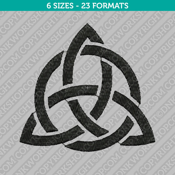 Triquetra Trinity Embroidery Design - 6 Sizes - INSTANT DOWNLOAD