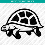 Turtle SVG Mascot Cut File Cricut Clipart Silhouette Png