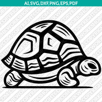 Turtle SVG Mascot Cut File Cricut Clipart Silhouette Png