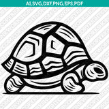 Turtle SVG Mascot Cut File Cricut Clipart Silhouette Png