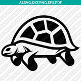 Turtle SVG Mascot Cut File Cricut Clipart Silhouette Png