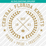 UCF Knight Logo SVG Bundle | NCAA College Vector Cricut