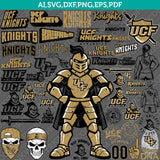 UCF Knight Logo SVG Bundle | NCAA College Vector Cricut