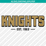 UCF Knight Logo SVG Bundle | NCAA College Vector Cricut
