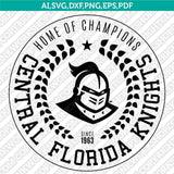 UCF Knight Logo SVG Bundle | NCAA College Vector Cricut