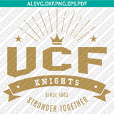 UCF Knight Logo SVG Bundle | NCAA College Vector Cricut