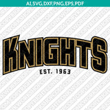 UCF Knight Logo SVG Bundle | NCAA College Vector Cricut