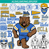 UCLA Bruins Logo SVG Bundle | NCAA College Vector Cricut