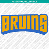 UCLA Bruins Logo SVG Bundle | NCAA College Vector Cricut