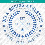 UCLA Bruins Logo SVG Bundle | NCAA College Vector Cricut