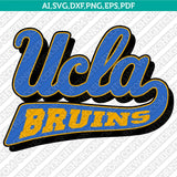 UCLA Bruins Logo SVG Bundle | NCAA College Vector Cricut