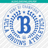 UCLA Bruins Logo SVG Bundle | NCAA College Vector Cricut