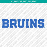 UCLA Bruins Logo SVG Bundle | NCAA College Vector Cricut