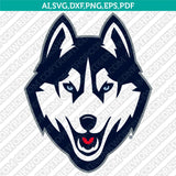  UConn Huskies Logo SVG Bundle | NCAA College Vector Cricut
