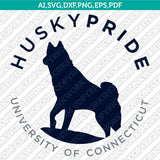  UConn Huskies Logo SVG Bundle | NCAA College Vector Cricut