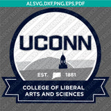  UConn Huskies Logo SVG Bundle | NCAA College Vector Cricut