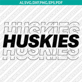  UConn Huskies Logo SVG Bundle | NCAA College Vector Cricut