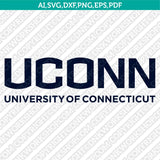  UConn Huskies Logo SVG Bundle | NCAA College Vector Cricut