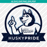  UConn Huskies Logo SVG Bundle | NCAA College Vector Cricut