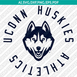  UConn Huskies Logo SVG Bundle | NCAA College Vector Cricut