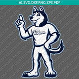  UConn Huskies Logo SVG Bundle | NCAA College Vector Cricut
