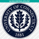  UConn Huskies Logo SVG Bundle | NCAA College Vector Cricut