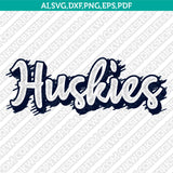  UConn Huskies Logo SVG Bundle | NCAA College Vector Cricut