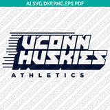 UConn Huskies Logo SVG Bundle | NCAA College Vector Cricut