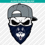  UConn Huskies Logo SVG Bundle | NCAA College Vector Cricut