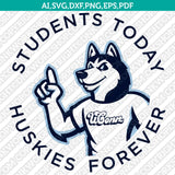  UConn Huskies Logo SVG Bundle | NCAA College Vector Cricut