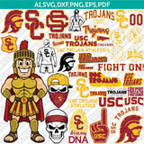 USC Trojans SVG Bundle | NCAA College Vector Cricut