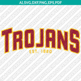 USC Trojans SVG Bundle | NCAA College Vector Cricut