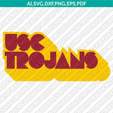 USC Trojans SVG Bundle | NCAA College Vector Cricut