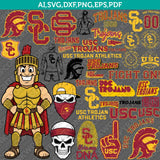 USC Trojans SVG Bundle | NCAA College Vector Cricut