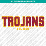 USC Trojans SVG Bundle | NCAA College Vector Cricut