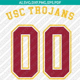USC Trojans SVG Bundle | NCAA College Vector Cricut