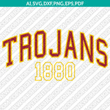 USC Trojans SVG Bundle | NCAA College Vector Cricut