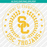 USC Trojans SVG Bundle | NCAA College Vector Cricut