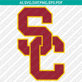 USC Trojans SVG Bundle | NCAA College Vector Cricut