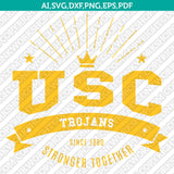 USC Trojans SVG Bundle | NCAA College Vector Cricut