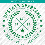 USC Upstate Spartans SVG Bundle | NCAA College Vector Cricut