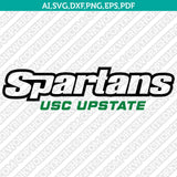 USC Upstate Spartans SVG Bundle | NCAA College Vector Cricut