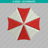 Umbrella Corporation Machine Embroidery Design - 6 Sizes - INSTANT DOWNLOAD