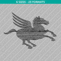 Unicorn Horse Embroidery Design - 6 Sizes - INSTANT DOWNLOAD