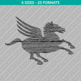 Unicorn Horse Embroidery Design - 6 Sizes - INSTANT DOWNLOAD